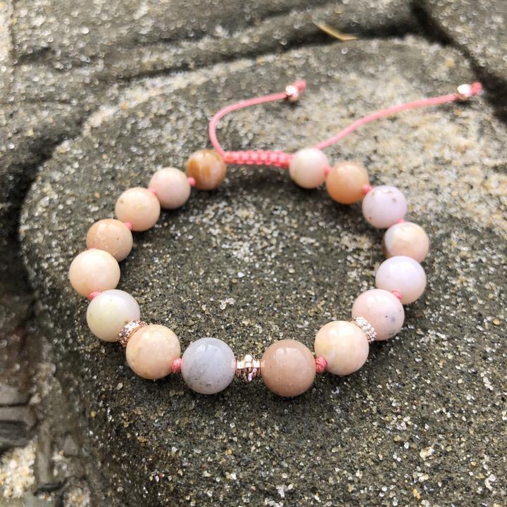 Pink Opal Bracelet - Sage Moon