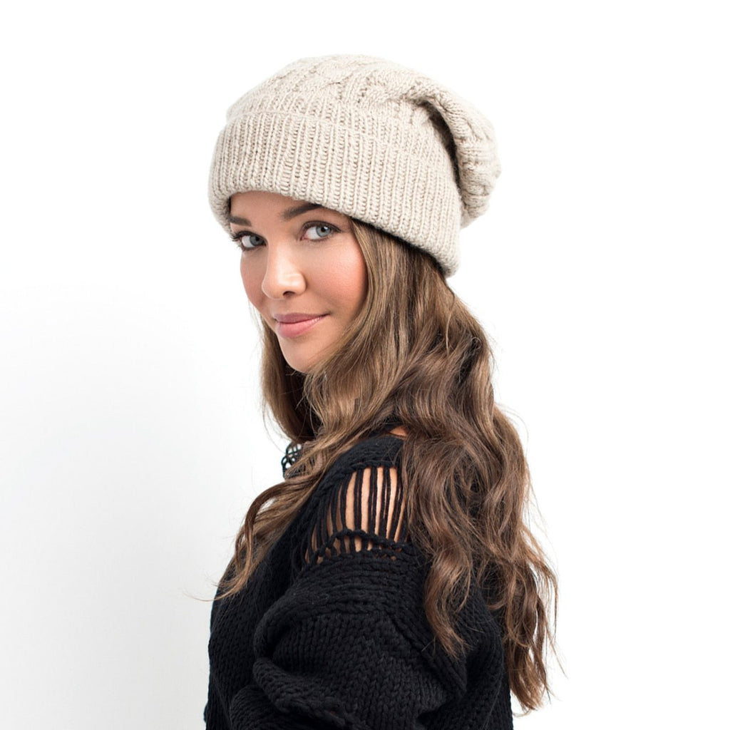 Cozy Cabin Knitted Cap - Sage Moon