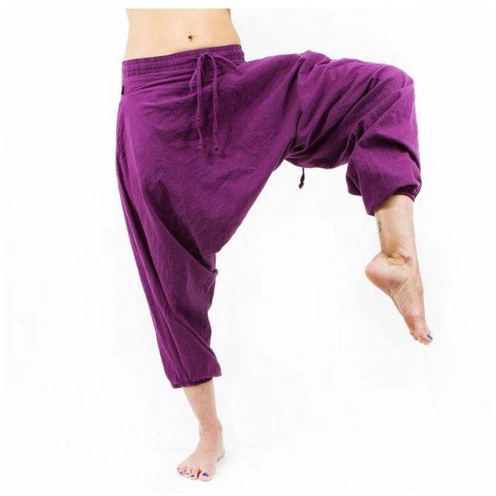 Buy CO COLORS Women Red Woven Cotton Harem Pants Online at Best Prices in  India - JioMart.