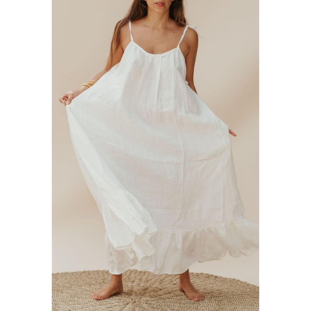 Long Maiden Gown - Sage Moon