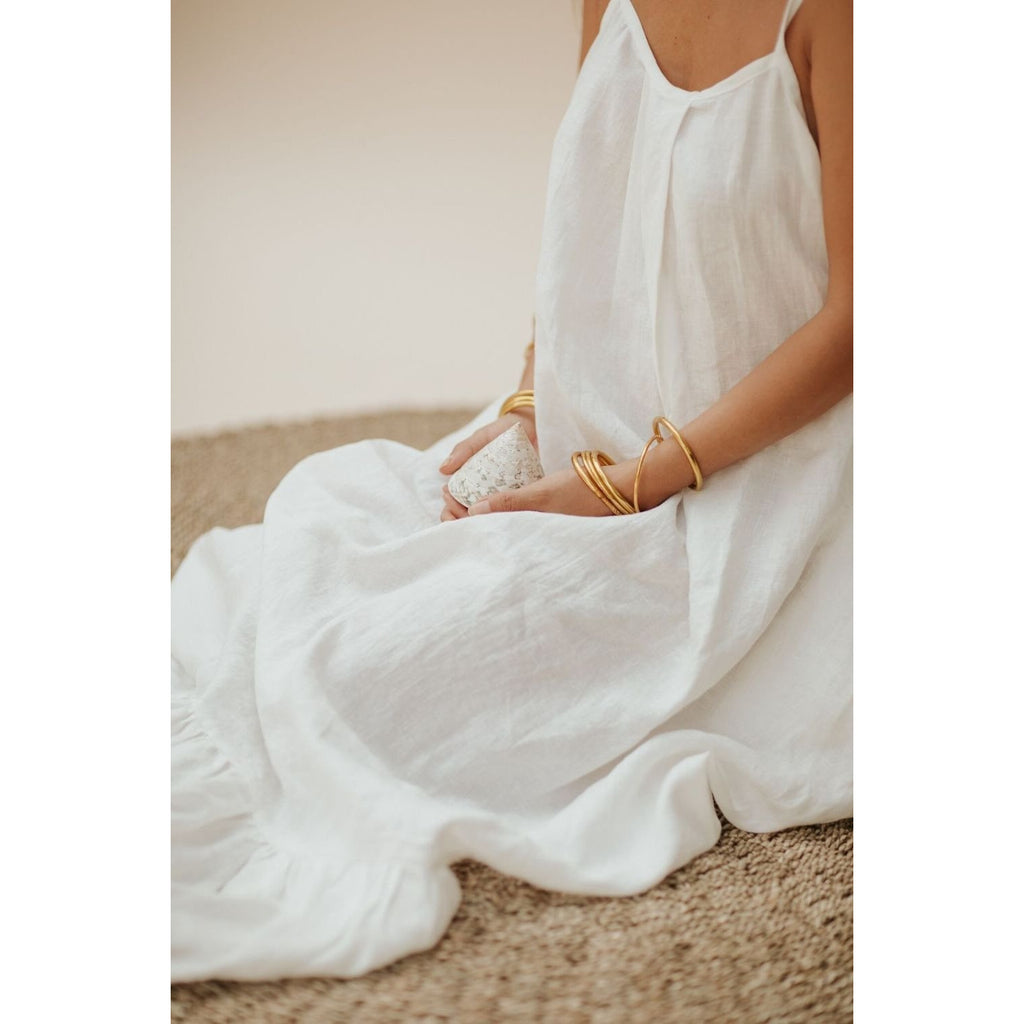 Long Maiden Gown - Sage Moon