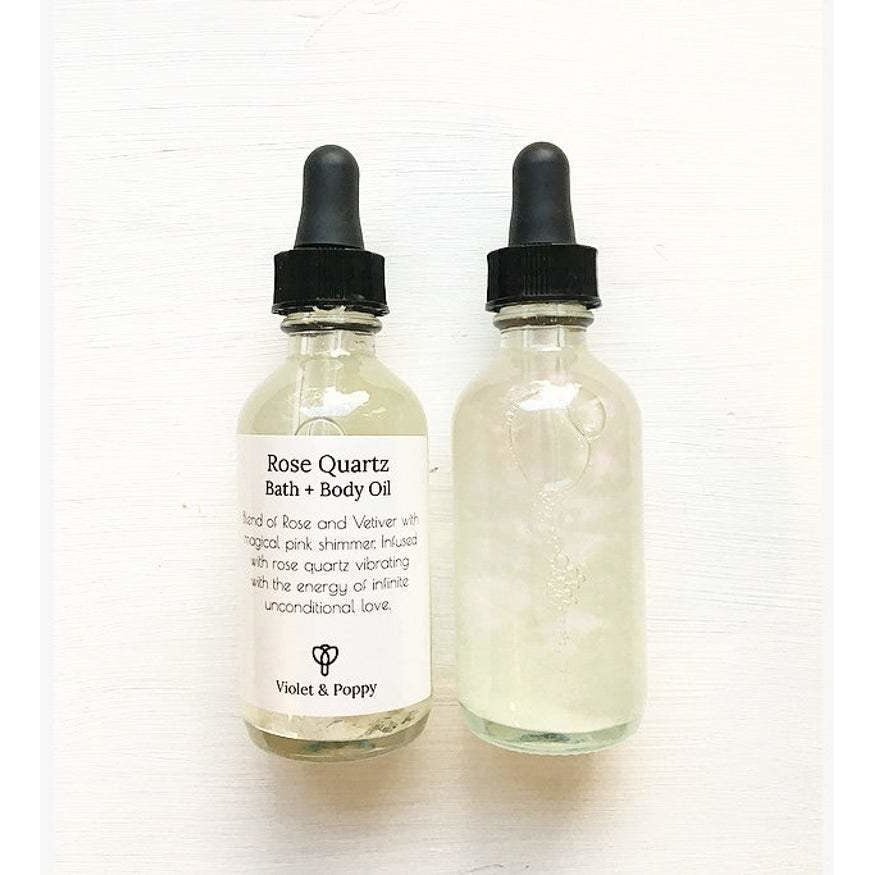 Rose Quartz Body & Bath Oil - Sage Moon