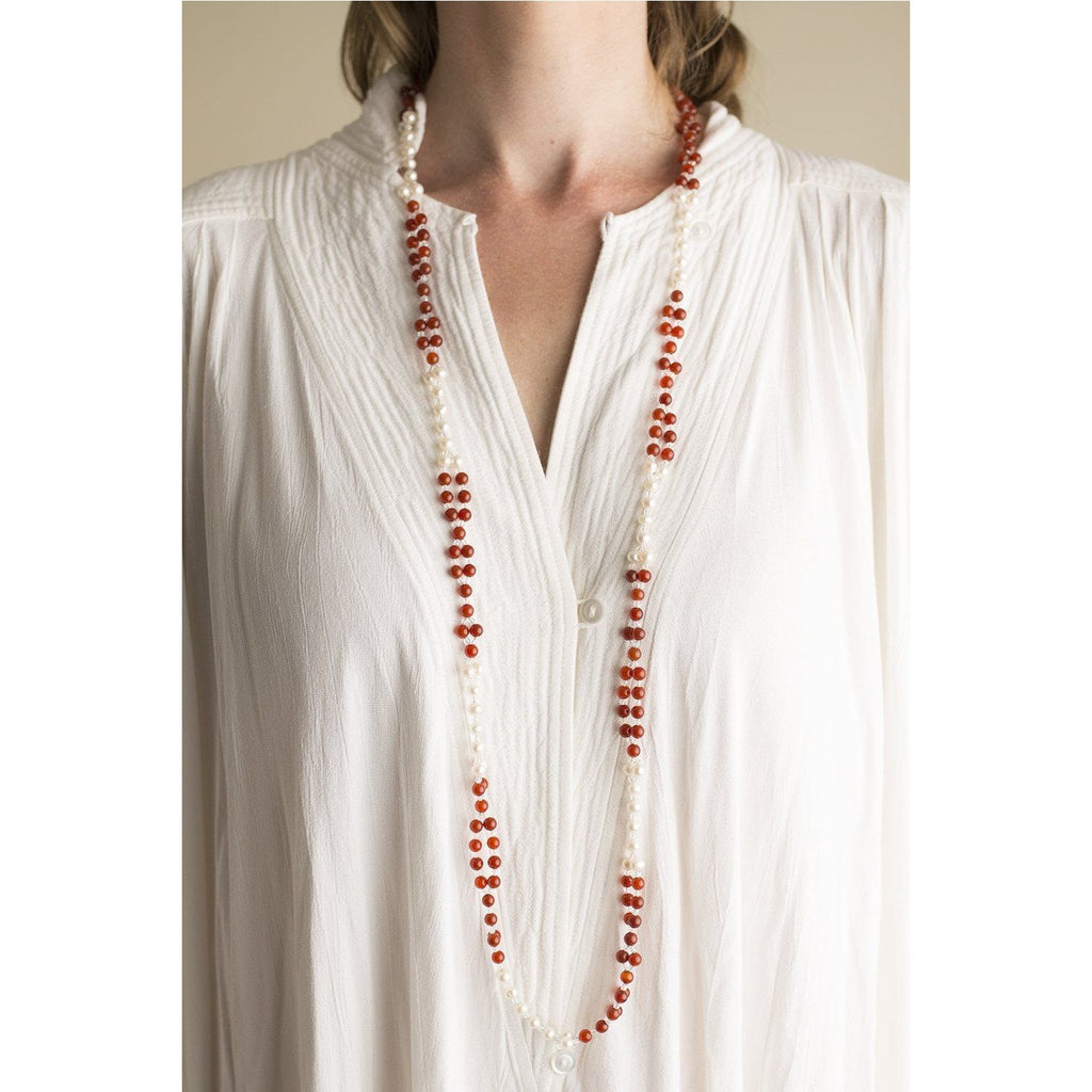 Leadership 6mm Tantric Necklace - Sage Moon