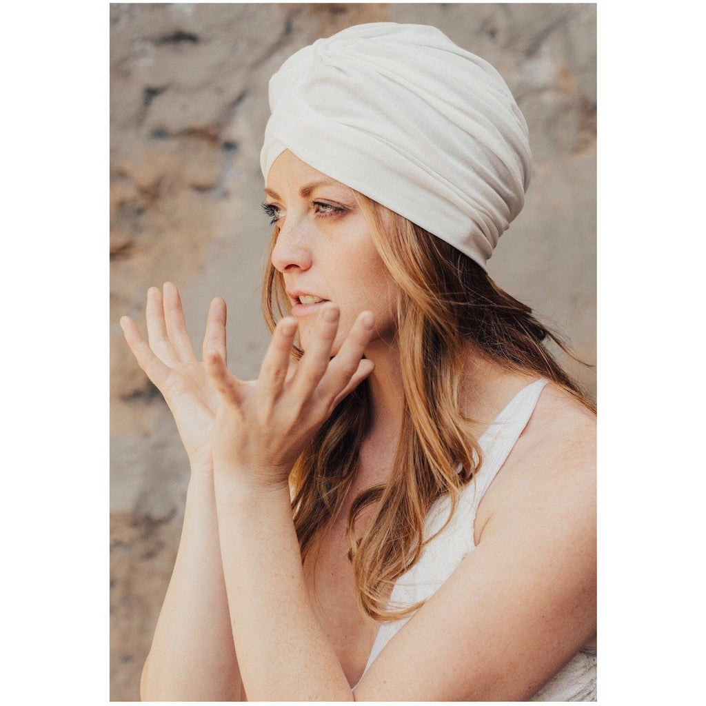 KOOSHOO Kundalini Yoga White Head Covering