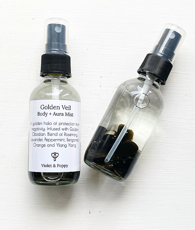 Golden Veil Body + Aura Mist - Sage Moon