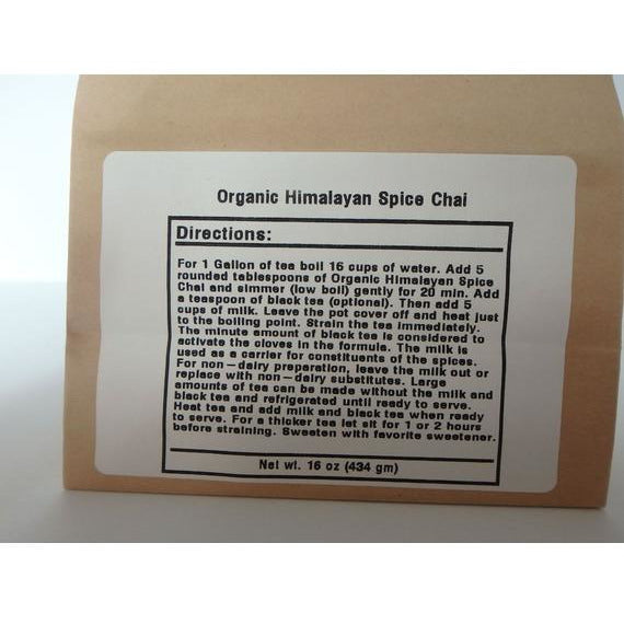 Himalayan Spice Organic Chai 1lb - Sage Moon