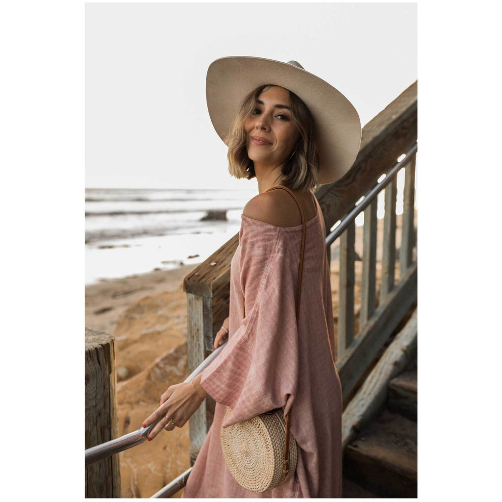 Classic Dress (linen and cotton blend) - Sage Moon