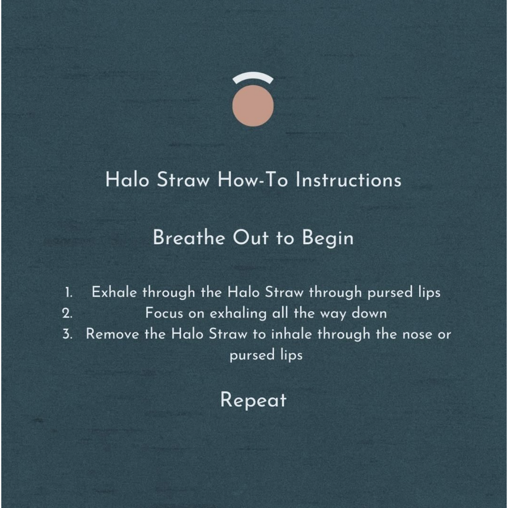 Halo Straw™ Breathing Pendant - Sage Moon