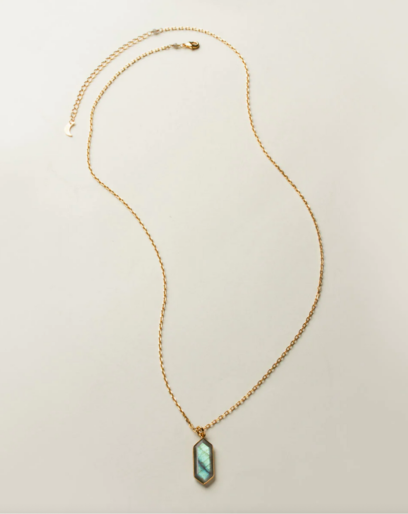 Intuition Long Necklace- Labradorite - Sage Moon