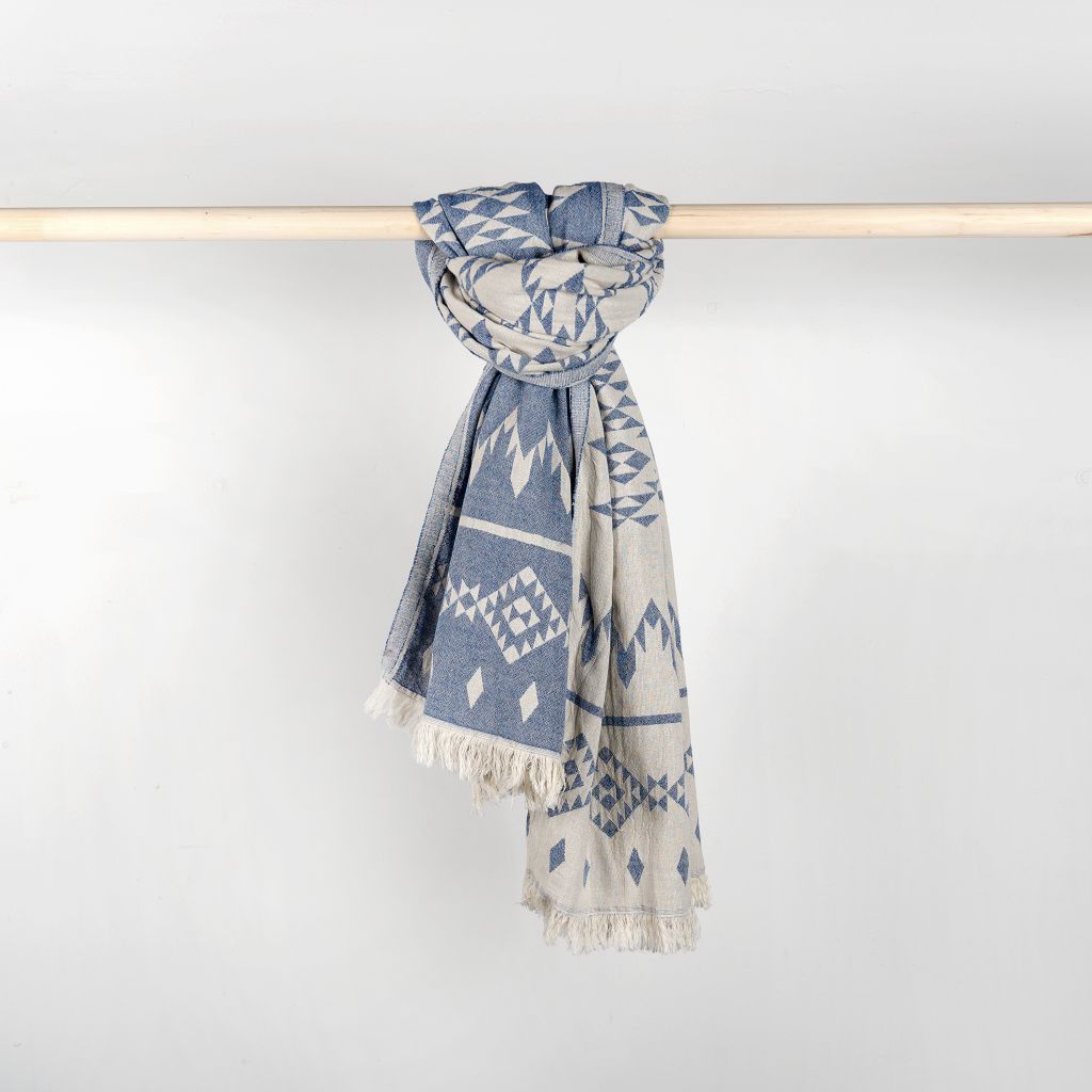 Atlas Turkish Cotton scarf/towel - Sage Moon