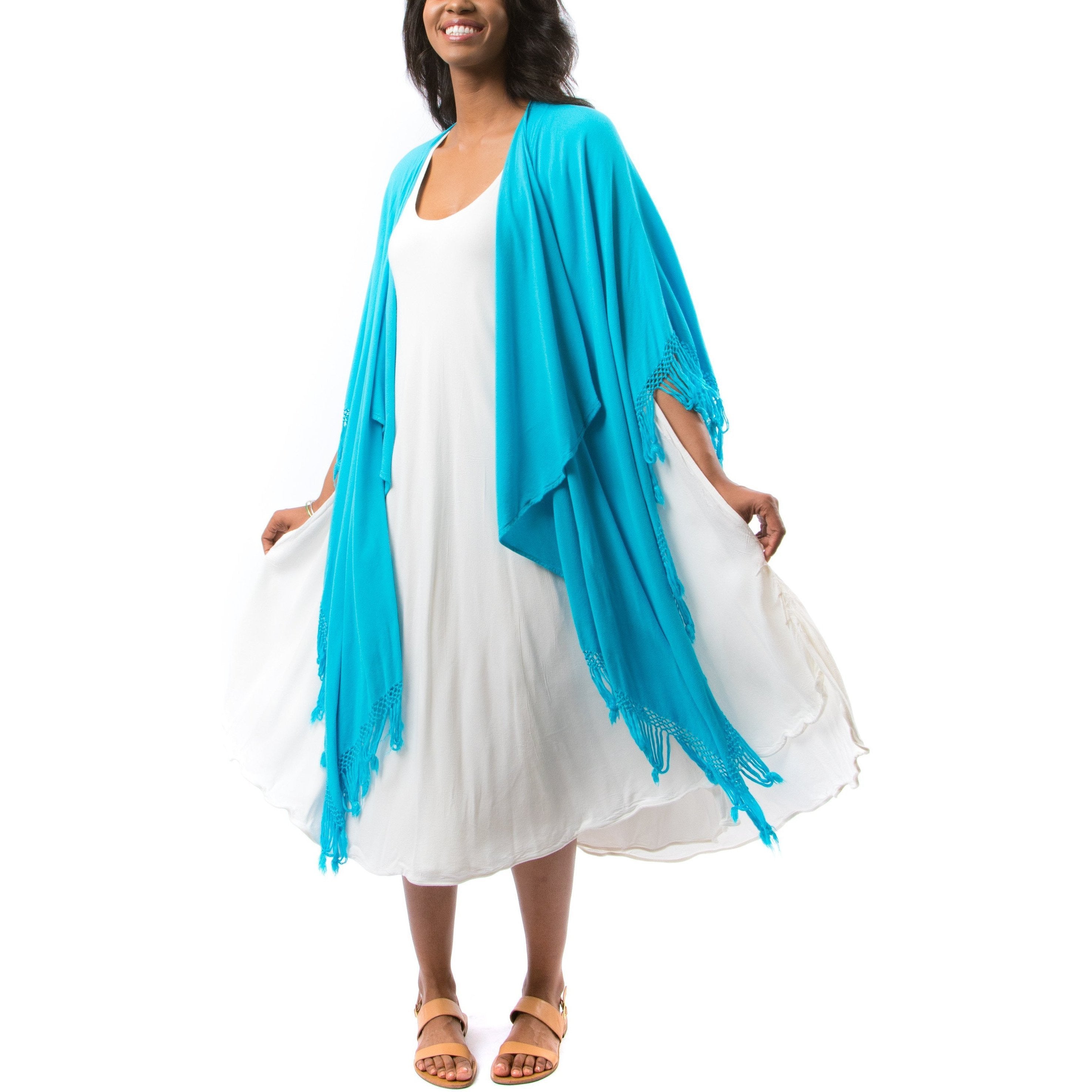 Round Neck Double Layered Dress One Size Round Neck Double Layered Dress One Size